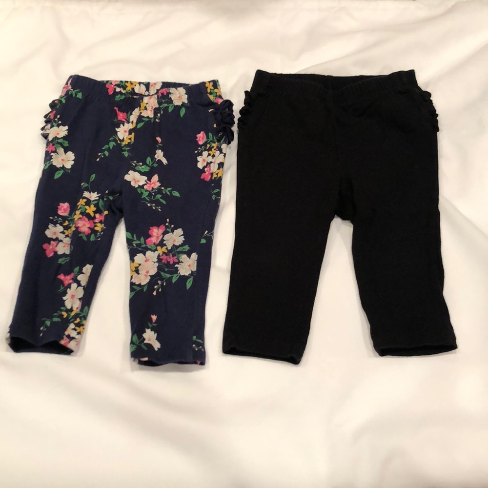 Old Navy lot of 2 baby girl bottoms